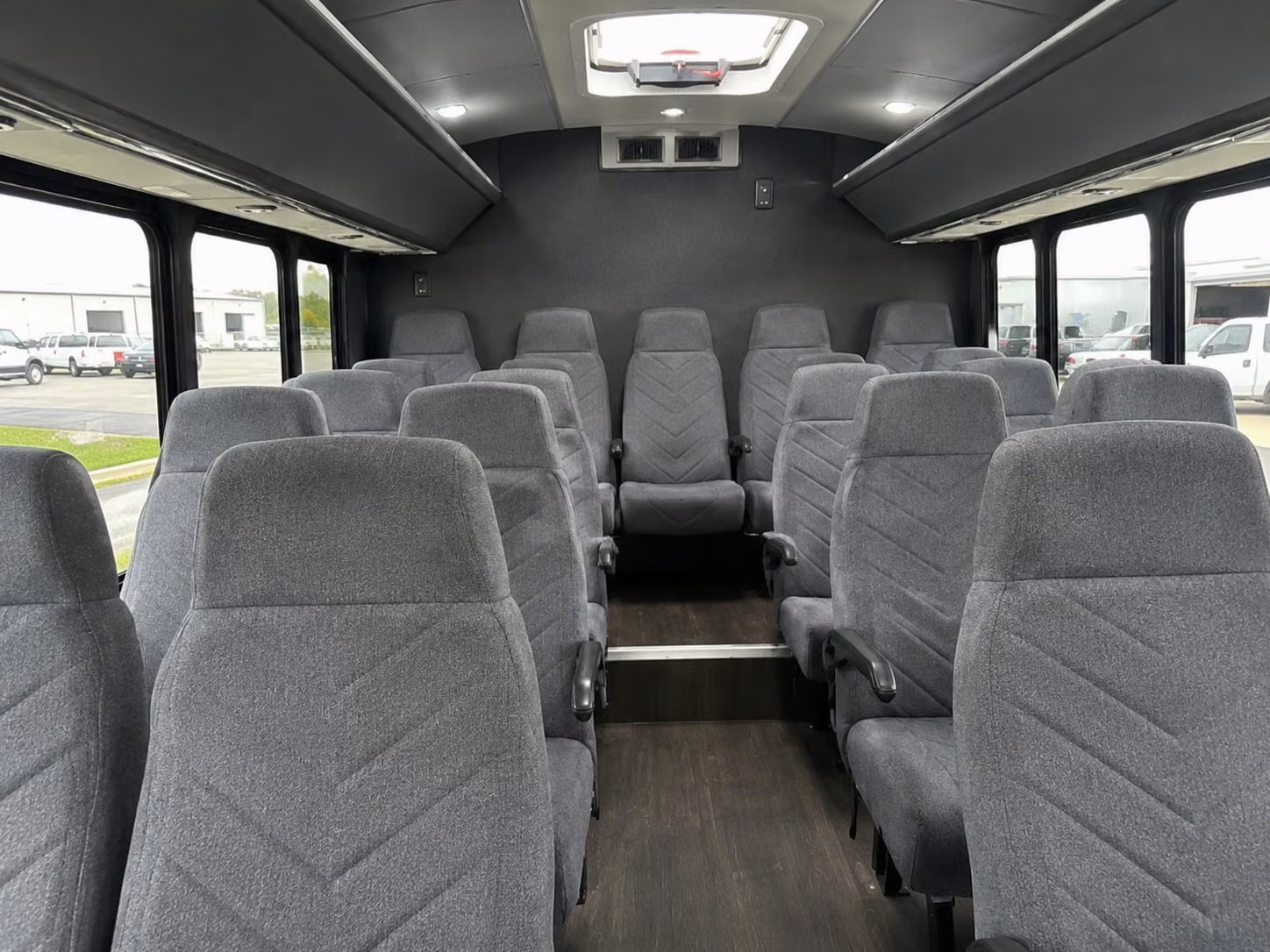 18 passenger minibus interior