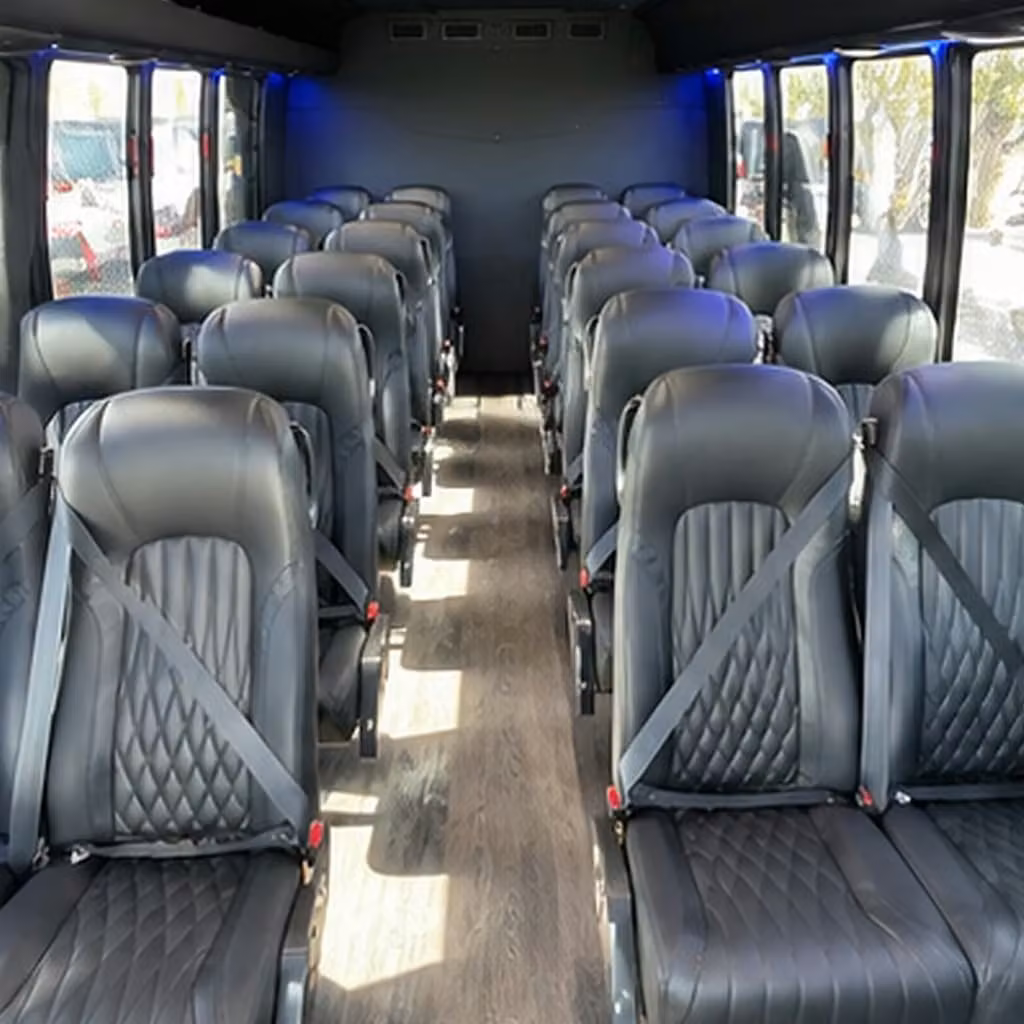 25 passenger minibus inside