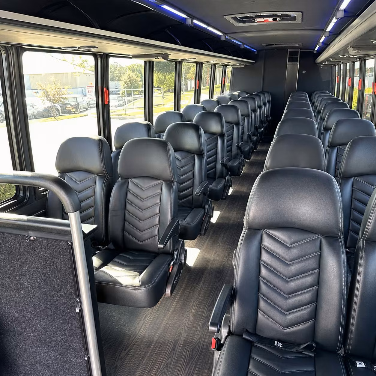 28 passenger minibus inside