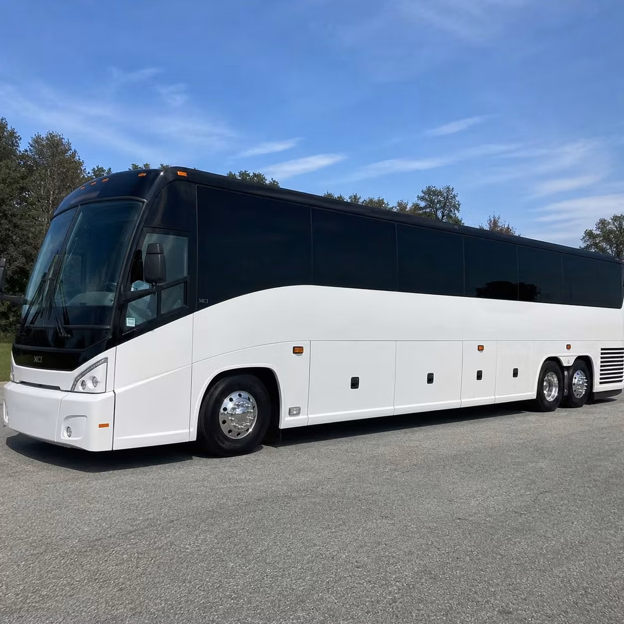 56 passenger charter bus