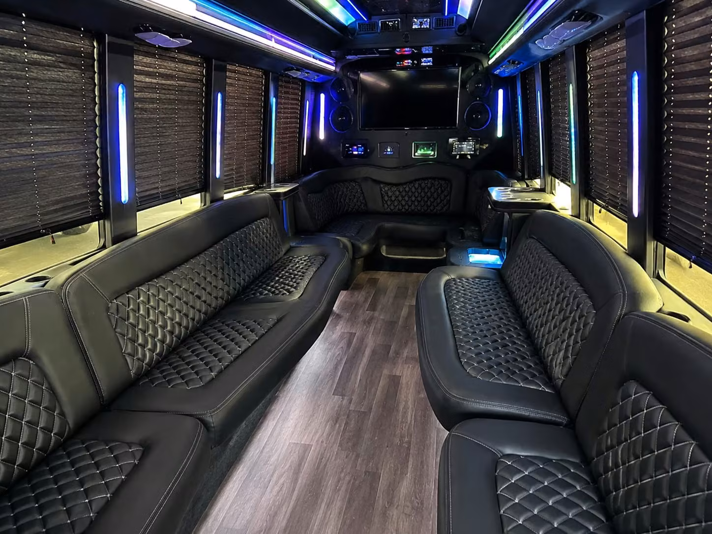 prom night party buses in brownsville are loaded with the amenities your group wants