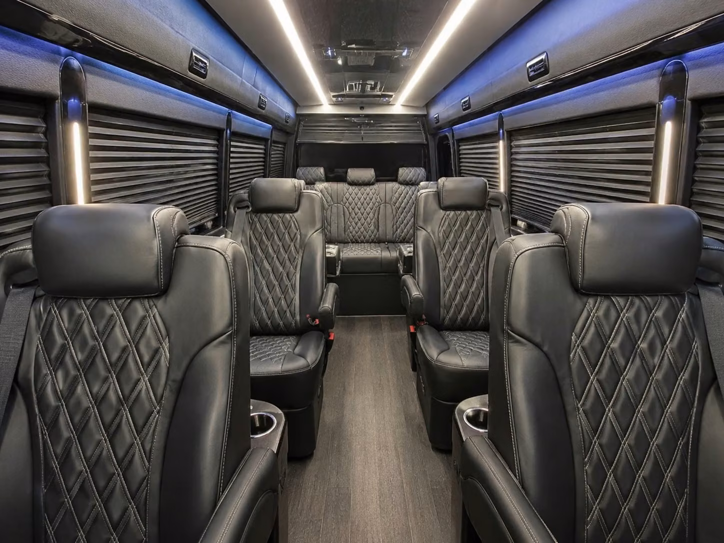 sprinter van with driver inside